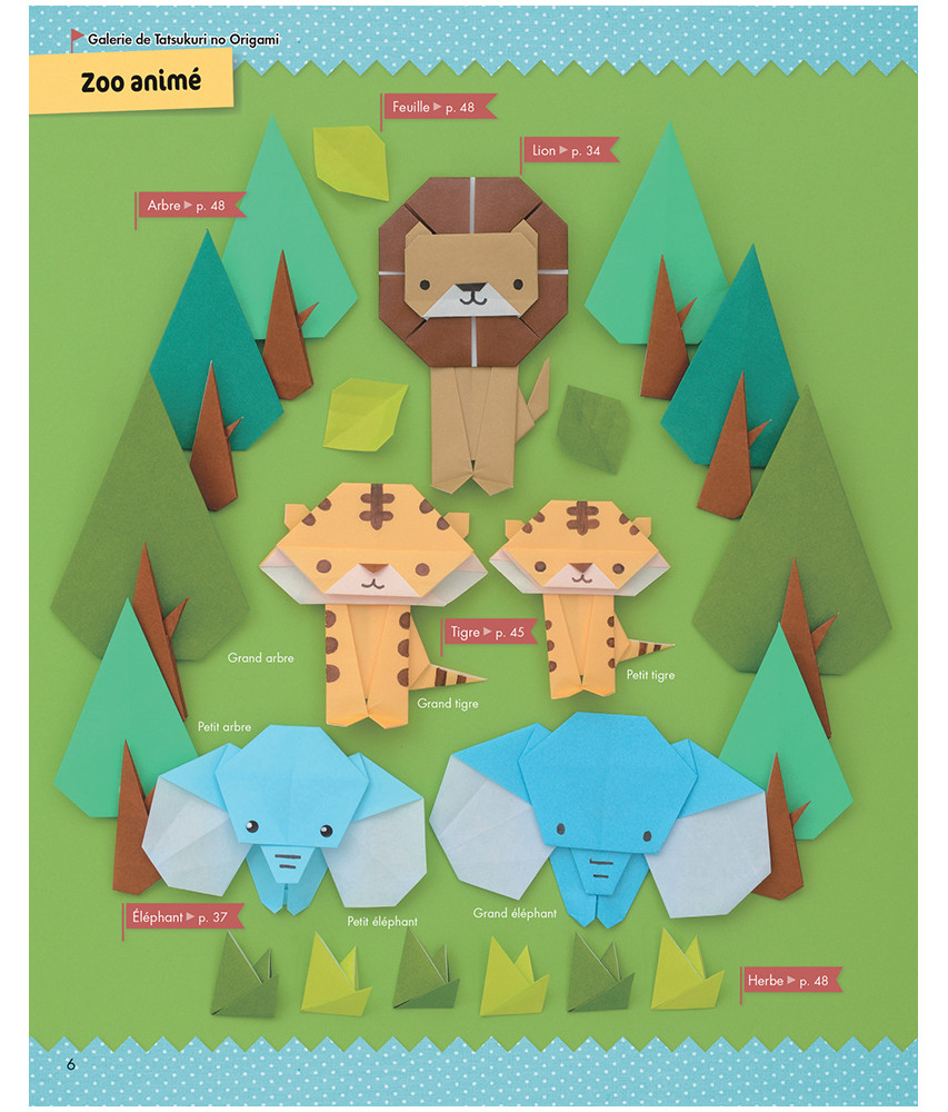 Kit Origami Animaux Djeco pour chambre enfant - Les Enfants du Design