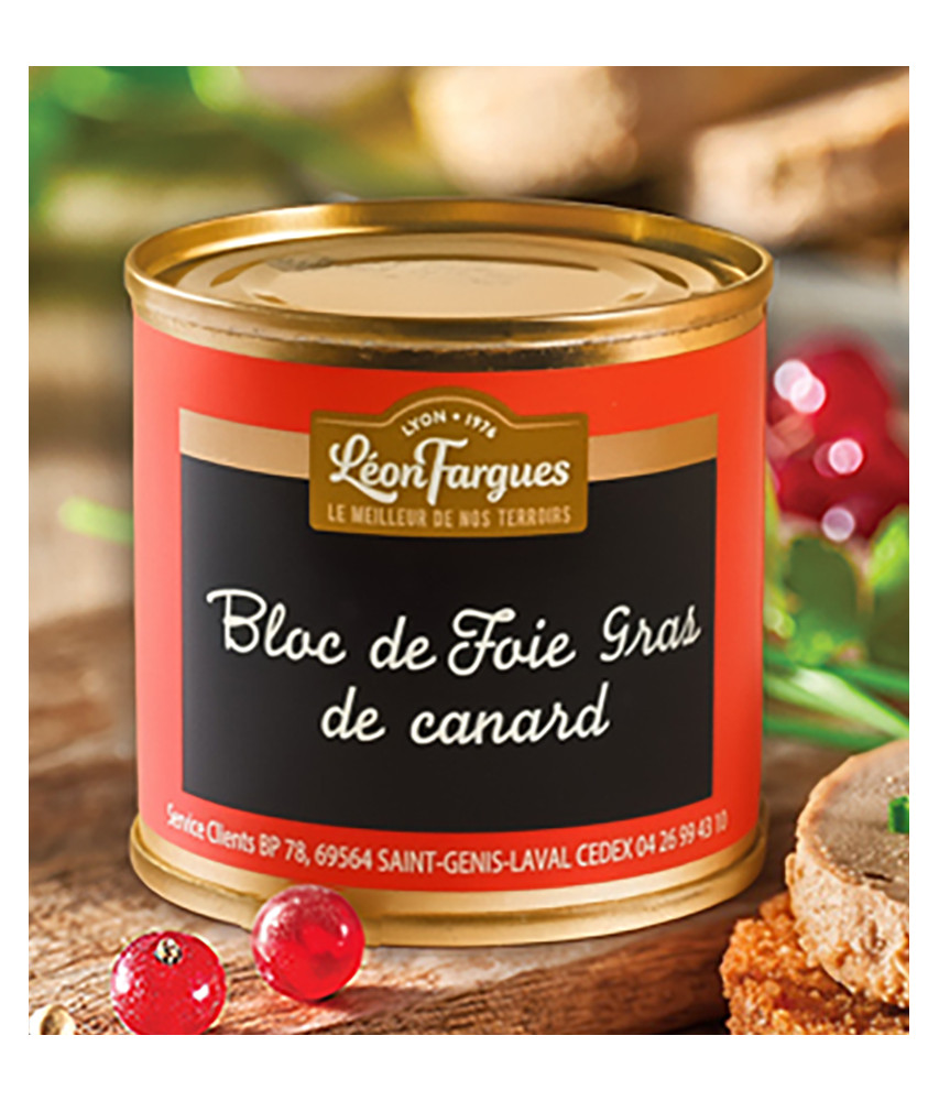 Bloc de foie gras de canard 100g