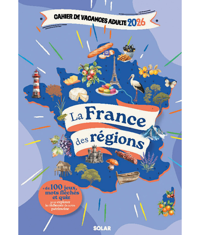Cahier de vacances 2026 La France des régions