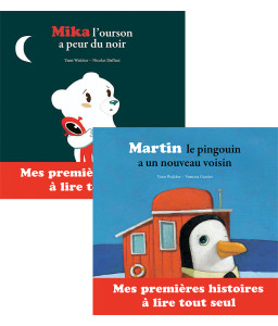 Mika l'ourson a peur du noir - Martin le pingouin a un nouveau voisin