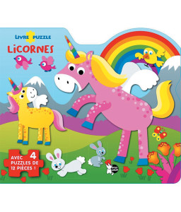 Livre puzzle Licornes