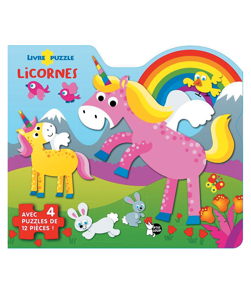 Livre puzzle Licornes
