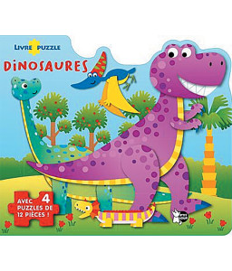 Livre puzzle Dinosaures
